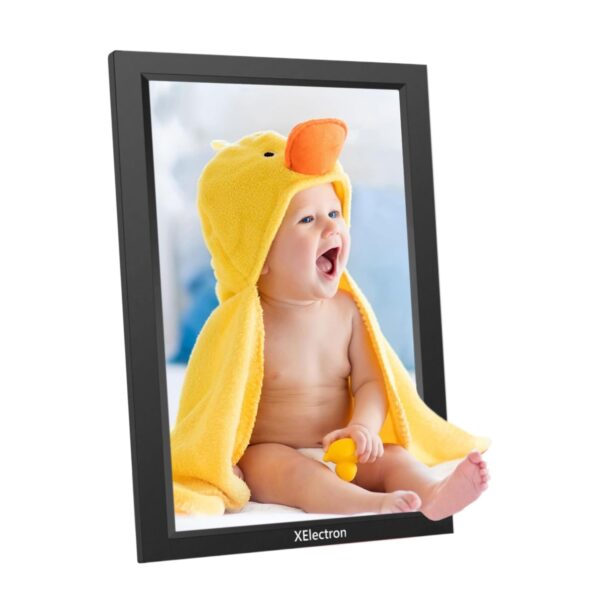 XElectron 15.6 Inch Large Digital Picture Frame, WiFi Digital Photo Frame with 16GB Storage and SD Card Slot/USB Port, 1920x1080 IPS FHD Touch Screen - Gift for Friends and Family