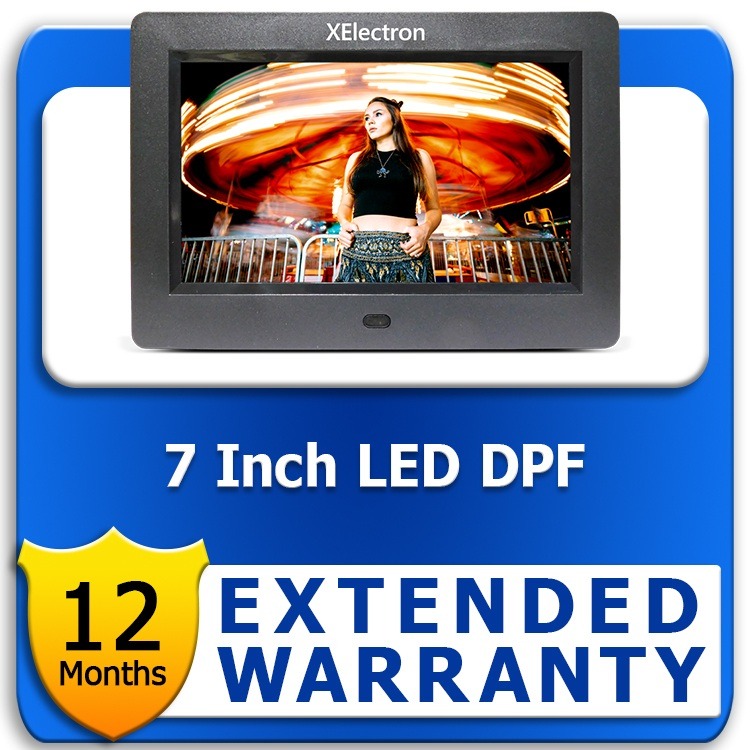 7 Inch Digital Photo Frame 1 year Extended Warranty