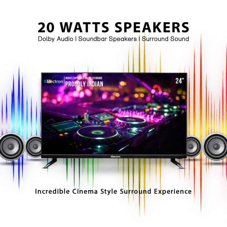 XElectron 24 Inch (60 cm) HD Ready LED TV with A+ Grade Panel, Noise ...