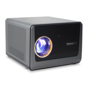 XElectron iProjector 3 Plus | Official Google TV | Dust Proof | Brightest 2000 ANSI, Native 1080p Smart Projector 4k Ultra HD for Home | Auto Focus & Keystone, HDMI ARC, WiFi 6 & BT, Screen Mirroring