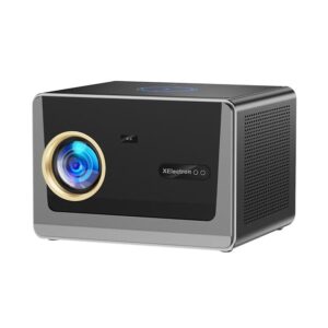 XElectron iProjector 3 Plus | Official Google TV | Dust Proof | Brightest 2000 ANSI, Native 1080p Smart Projector 4k Ultra HD for Home | Auto Focus & Keystone, HDMI ARC, WiFi 6 & BT, Screen Mirroring