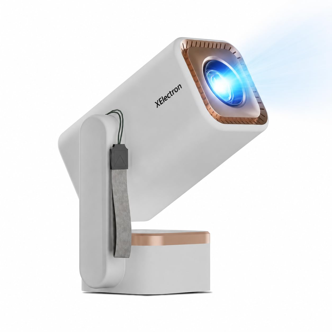 XElectron Techno Plus Android 14 Smart Home Projector for room, 1080P native, 4K Support, Inbuilt Speaker, Rotatable, Electric Focus, Auto & 4P Keystone with Built-in Apps, WiFi & BT, Screen Mirroring